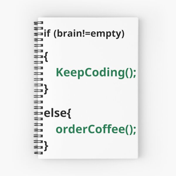 Item preview, Coding and coffee designed and sold by MarElfArtelier.