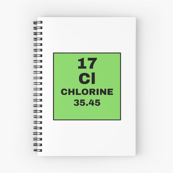 Item preview, Periodic Table Of Elements - 17 (Cl) Chlorine designed and sold by ArtsyCity.