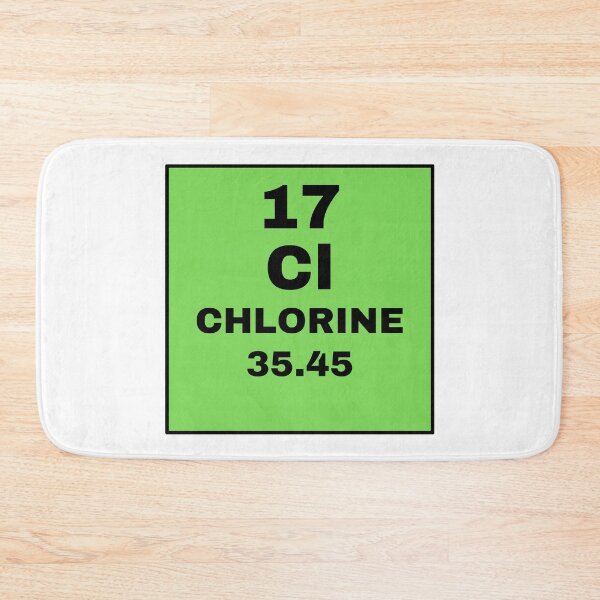 Item preview, Periodic Table Of Elements - 17 (Cl) Chlorine designed and sold by ArtsyCity.