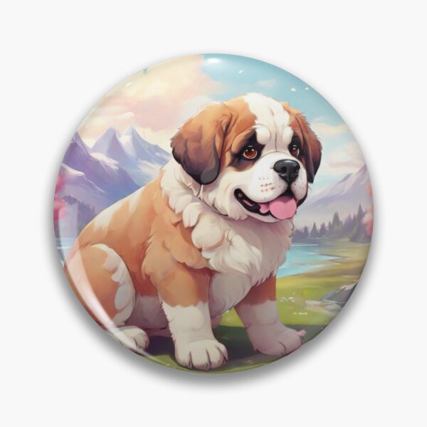 Item preview, Kawaii St Bernard Blossoms designed and sold by NeatThingLover.