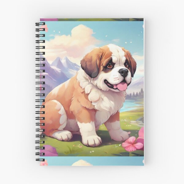 Item preview, Kawaii St Bernard Blossoms designed and sold by NeatThingLover.