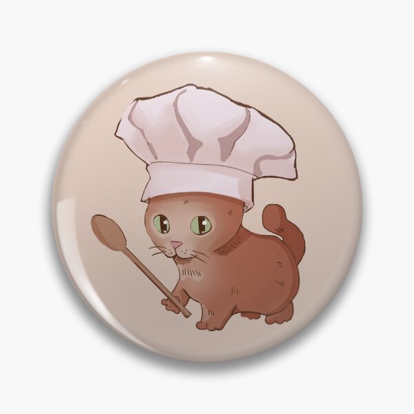 Item preview, Kitten with chef hat and ladle meme designed and sold by Asutip.
