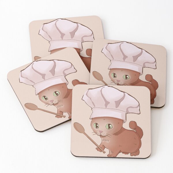 Item preview, Kitten with chef hat and ladle meme designed and sold by Asutip.