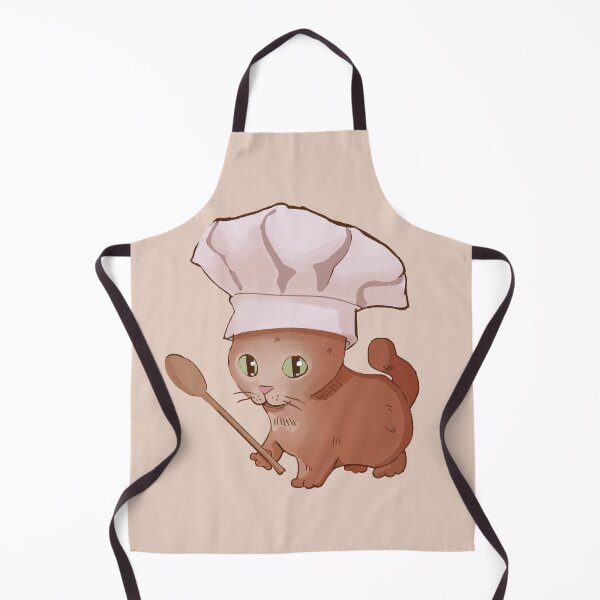 Item preview, Kitten with chef hat and ladle meme designed and sold by Asutip.