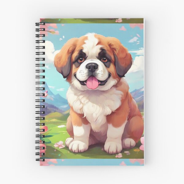 Item preview, Spring Kawaii St Bernard designed and sold by NeatThingLover.
