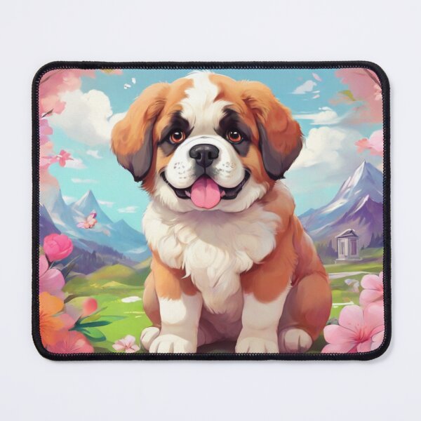 Item preview, Spring Kawaii St Bernard designed and sold by NeatThingLover.