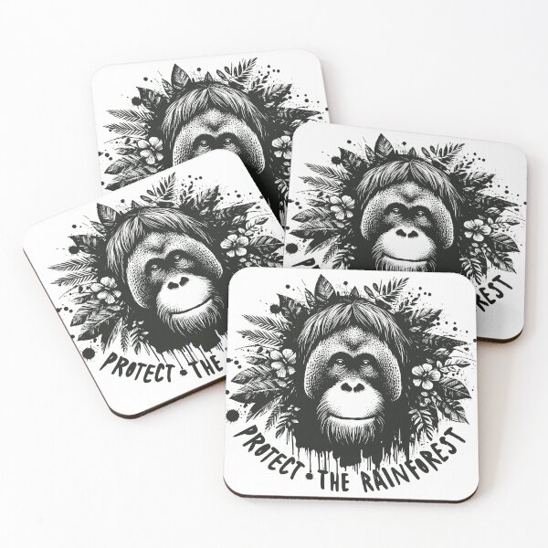 Item preview, Protect the rainforest - Orangutan designed and sold by PrintSoulDesign.