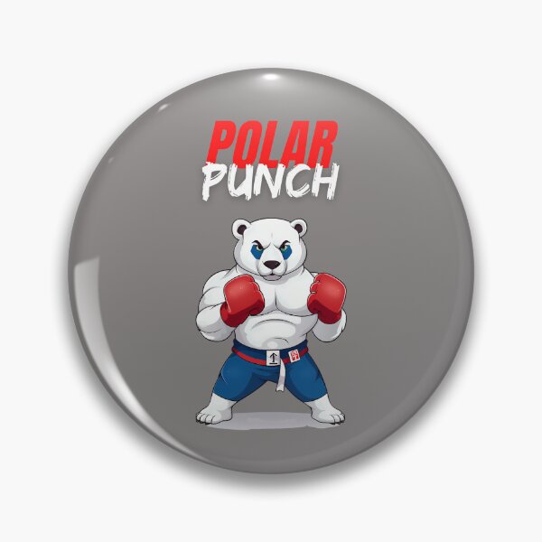Item preview, Polar Punch: The Muay Thai Warrior Bear designed and sold by NatureStyle555.