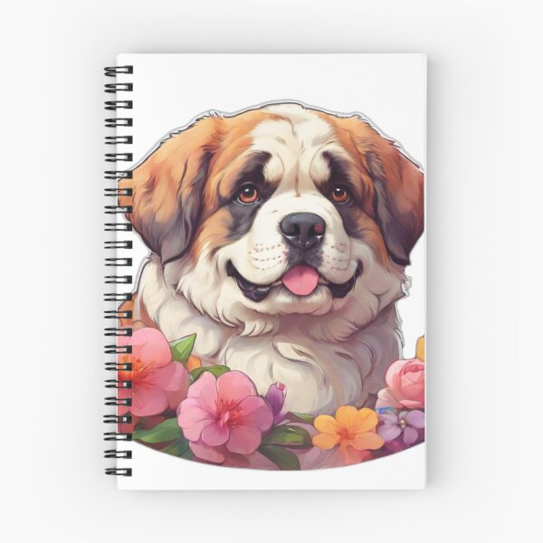 Item preview, Spring St Bernard Blossoms designed and sold by NeatThingLover.