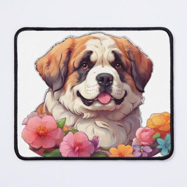 Item preview, Spring St Bernard Blossoms designed and sold by NeatThingLover.