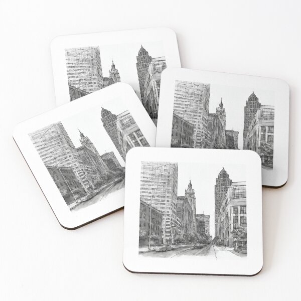 Item preview, Fine Line Drawing of the New York Cityscape  designed and sold by jessicaleah15.