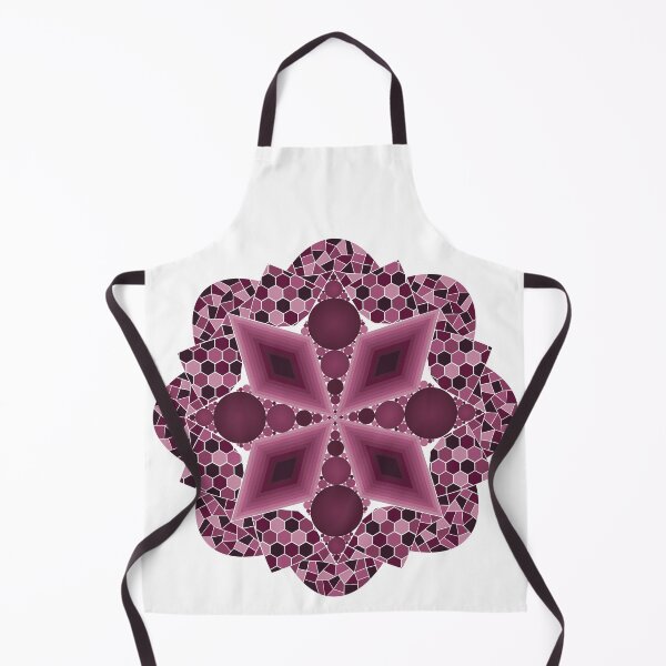 Item preview, Dark Pink Geometric Flower With Shaded Center designed and sold by DHTDesigns.