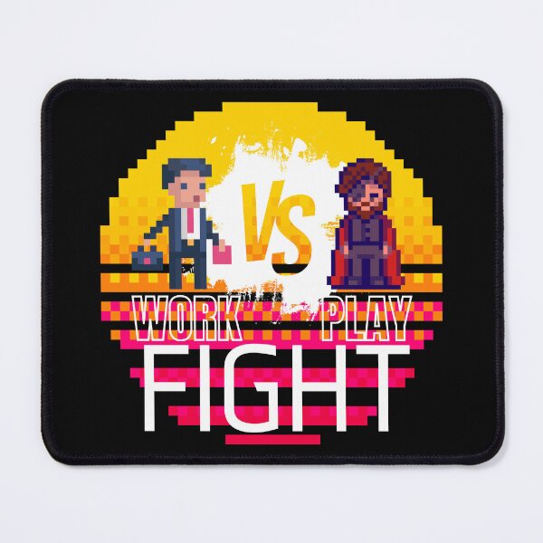 Item preview, Work VS Play - Fight! designed and sold by askthebookbug.
