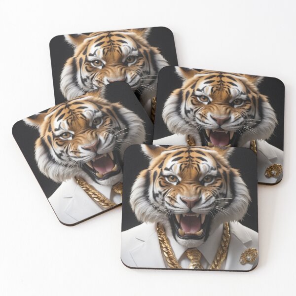 Item preview, Tiger in White Suit  designed and sold by Lazoni.