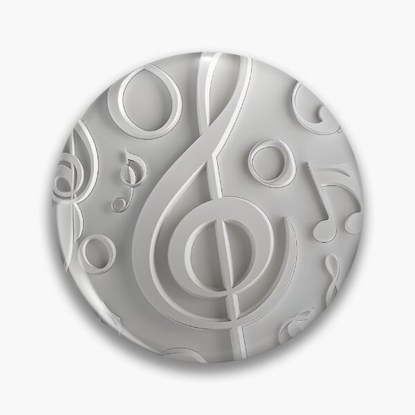 Item preview, 3-Dimensional music note collage print designed and sold by dcrc.