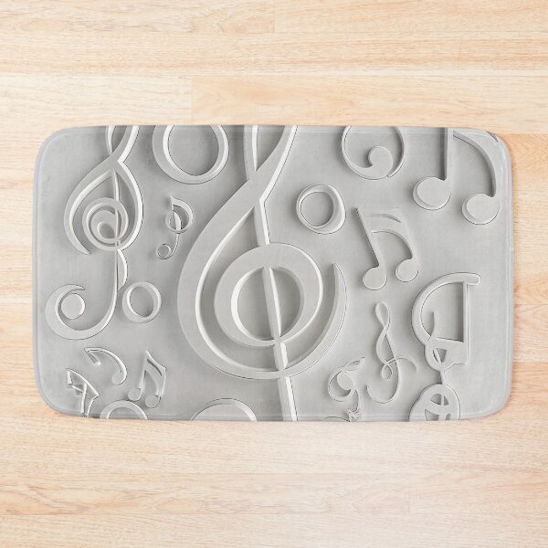 Item preview, 3-Dimensional music note collage print designed and sold by dcrc.