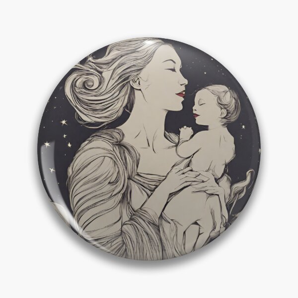 Item preview, Love's Lunar Embrace: A Captivating Collection of Love, Mother, and Moon-Inspired Designs designed and sold by Neeanee.