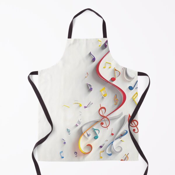 Item preview, 3-Dimensional music note collage print designed and sold by dcrc.