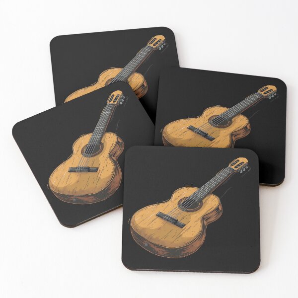 Item preview, classical guitar drawing artwork designed and sold by gut2000.