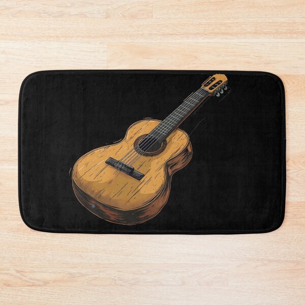 Item preview, classical guitar drawing artwork designed and sold by gut2000.