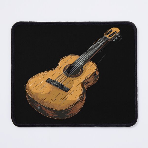 Item preview, classical guitar drawing artwork designed and sold by gut2000.