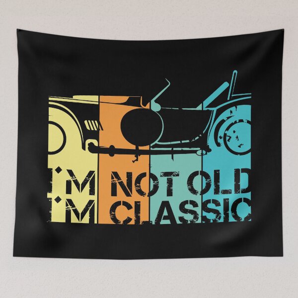 Item preview, i´m not old i´m classic - retro car birthday design - retro colors designed and sold by AndreMi.