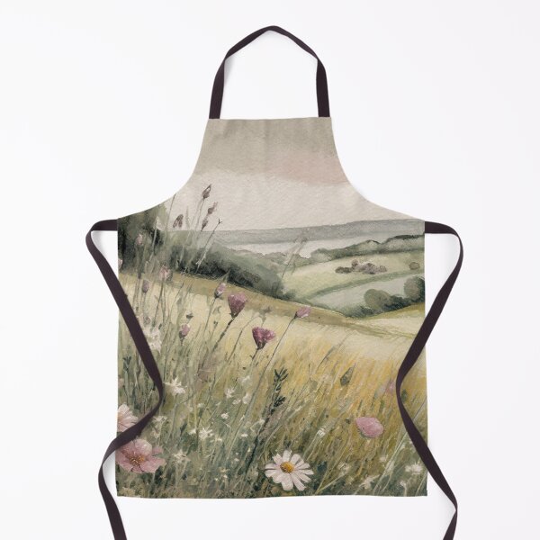 Item preview, Wildflower Grassy Hill Country Landscape designed and sold by CampfireCove.