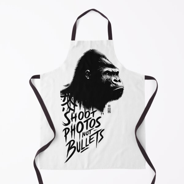 Item preview, Shoot photos not bullets - Ink Gorilla designed and sold by PrintSoulDesign.