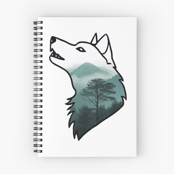 Item preview, Wolf outline designed and sold by Tajdi.