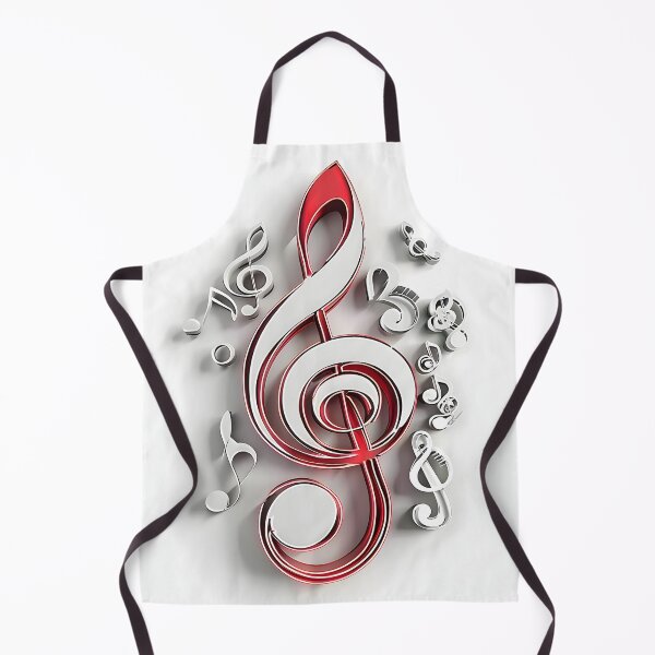 Item preview, 3 dimensional music note collage print designed and sold by dcrc.
