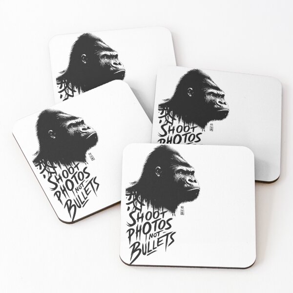 Item preview, Shoot photos not bullets - Ink Gorilla designed and sold by PrintSoulDesign.