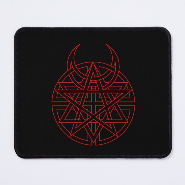 Item preview, Red horns hexagram designed and sold by parisianvance.