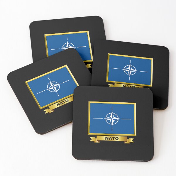 Item preview, NATO Flag Stickers, Gifts and Products (N) designed and sold by mpodger.