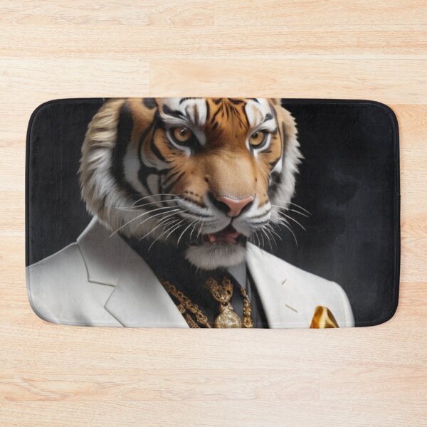 Item preview, Gold Tiger in White Suit  designed and sold by Lazoni.