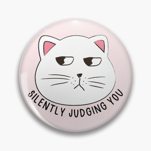 Item preview, Silently judging you - cat side eye designed and sold by Neadoodles.