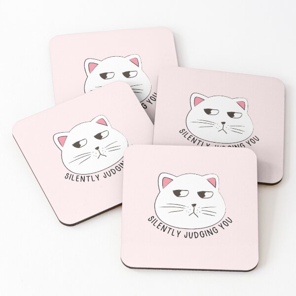 Item preview, Silently judging you - cat side eye designed and sold by Neadoodles.