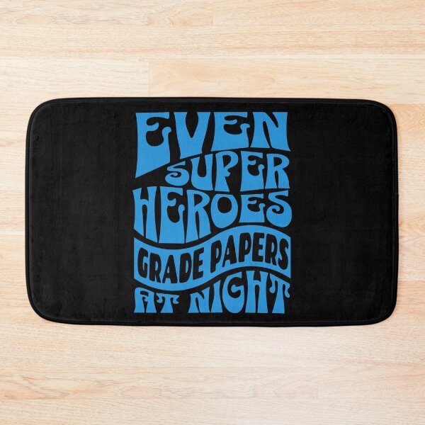 Item preview, Even Superheroes Grade Papers At Night Teacher Mom designed and sold by DomTeesHaven.