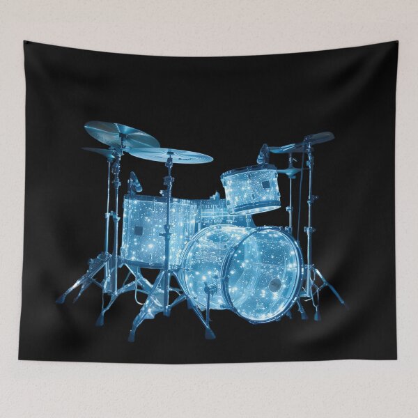 Item preview, Ethereal Rhythms: The Holographic Drum Kit designed and sold by AI-Only Creations.