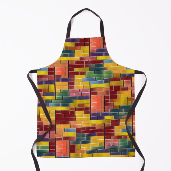 Item preview, Fantasy pattern geometric boxes black orange grey colorful designed and sold by G-M-Designs.