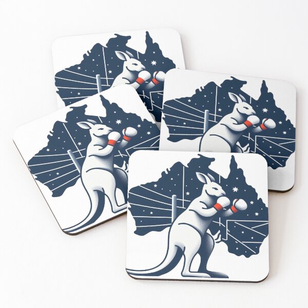 Item preview, Australia Minimalist Boxing Kangaroo   designed and sold by Martial-Art-23.
