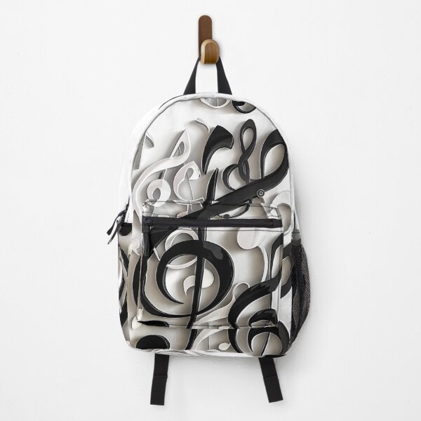 Item preview, 3 dimensional music note collage print designed and sold by dcrc.