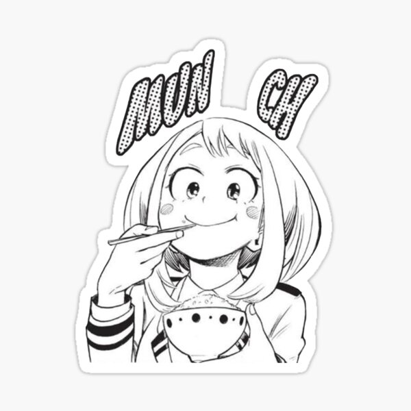 Munch Uraraka Sticker