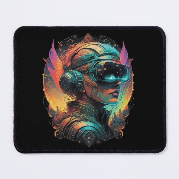 Item preview, Woman in computer gaming goggles designed and sold by MagelliShop.