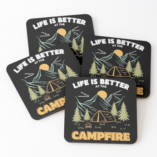 Item preview, Life Is Better At The Campfire designed and sold by BloomMarch.
