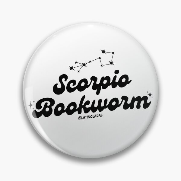 Item preview, Scorpio Bookworm Bookish Zodiac Sign Astrology Horoscope Tarot Stars Constellation Pink Red  designed and sold by Latinoladas.