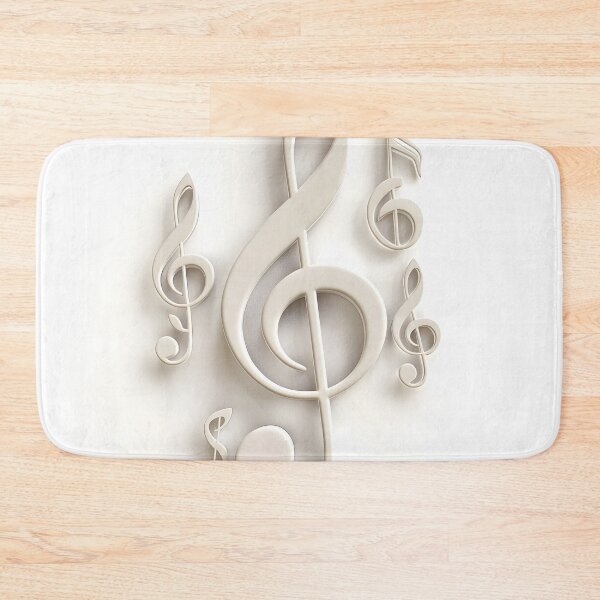 Item preview, 3 dimensional music note collage print designed and sold by dcrc.