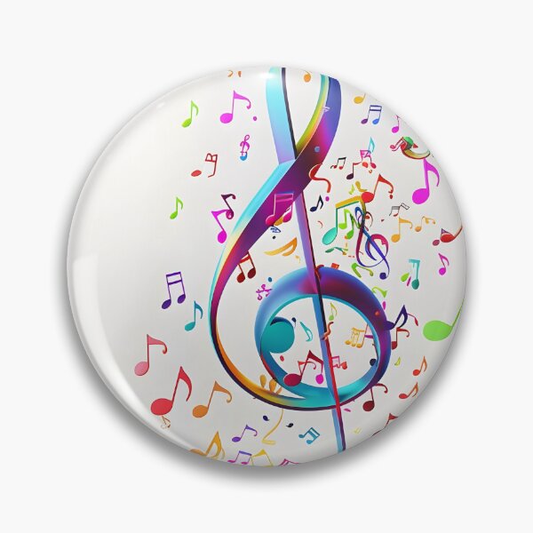 Item preview, 3 dimensional music note collage print designed and sold by dcrc.