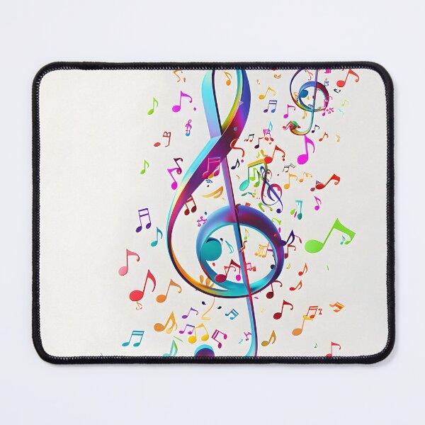 Item preview, 3 dimensional music note collage print designed and sold by dcrc.