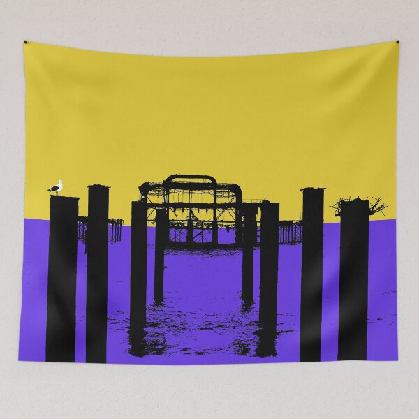 Item preview, Billy BRightOn on Brighton West Pier Pop Art  designed and sold by StudioFlea.