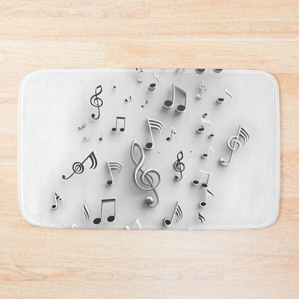 Item preview, 3 dimensional music note collage print designed and sold by dcrc.